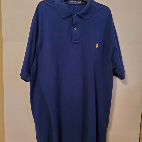 Ralph Lauren Other - Ralph Lauren Men's blue short sleeve shirt. 100% cotton, size XL